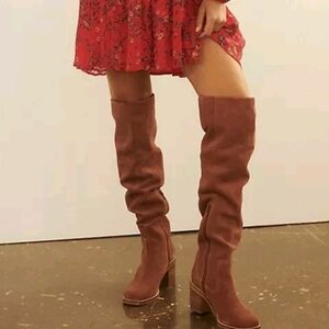 Seychelles Tan Over the Knee Boots